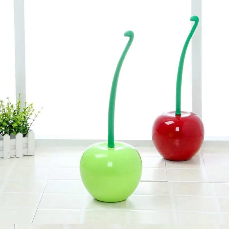 Cherry + Apple Toilet Brush + Holder - The House Of BLOC