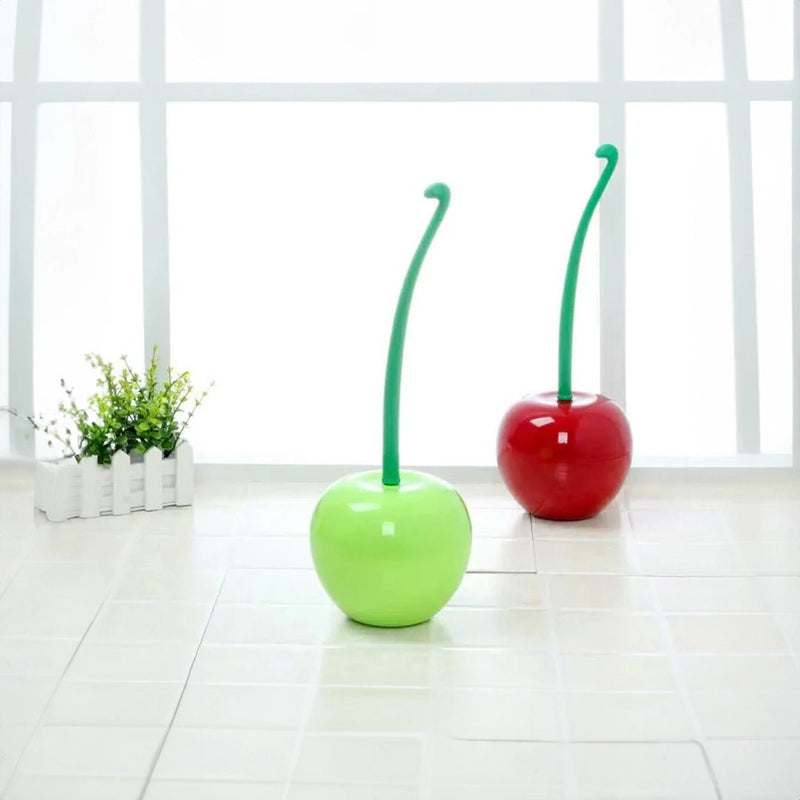 Cherry + Apple Toilet Brush + Holder - The House Of BLOC