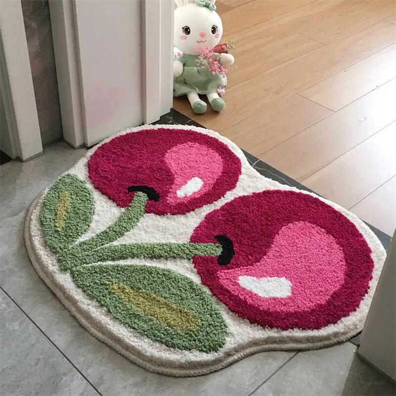 Cherry Fruit Thick Tufted Door Mat - The House Of BLOC