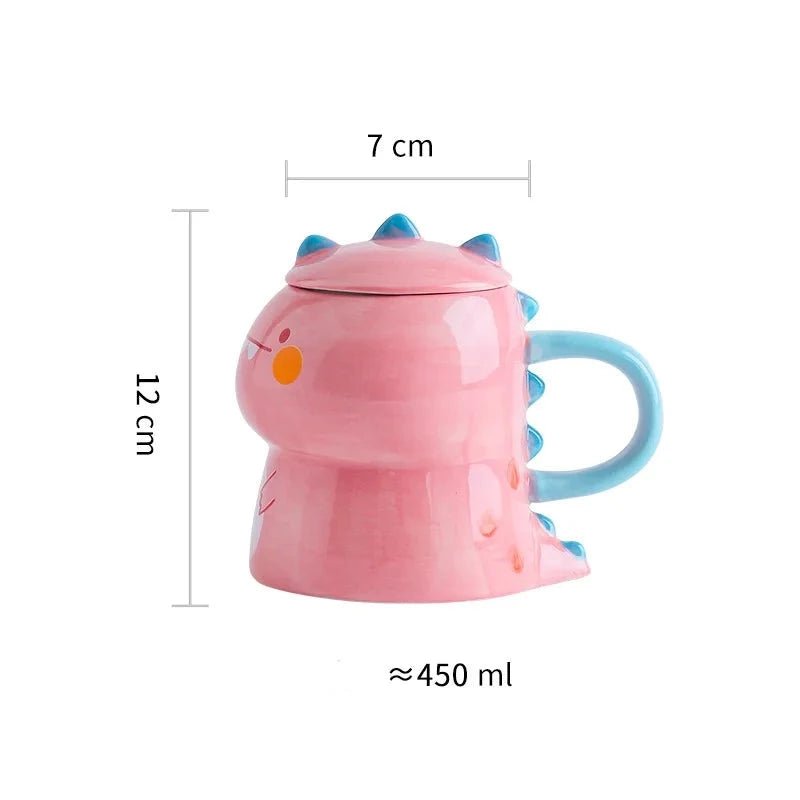 Children's Cartoon Ceramic Dinosaur Mug - The House Of BLOC