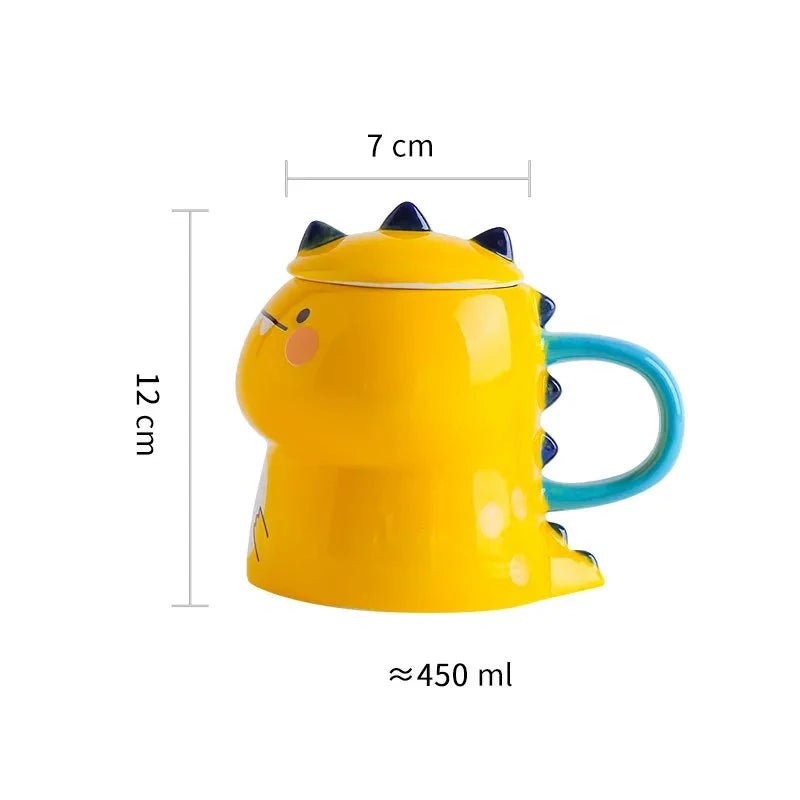 Children's Cartoon Ceramic Dinosaur Mug - The House Of BLOC