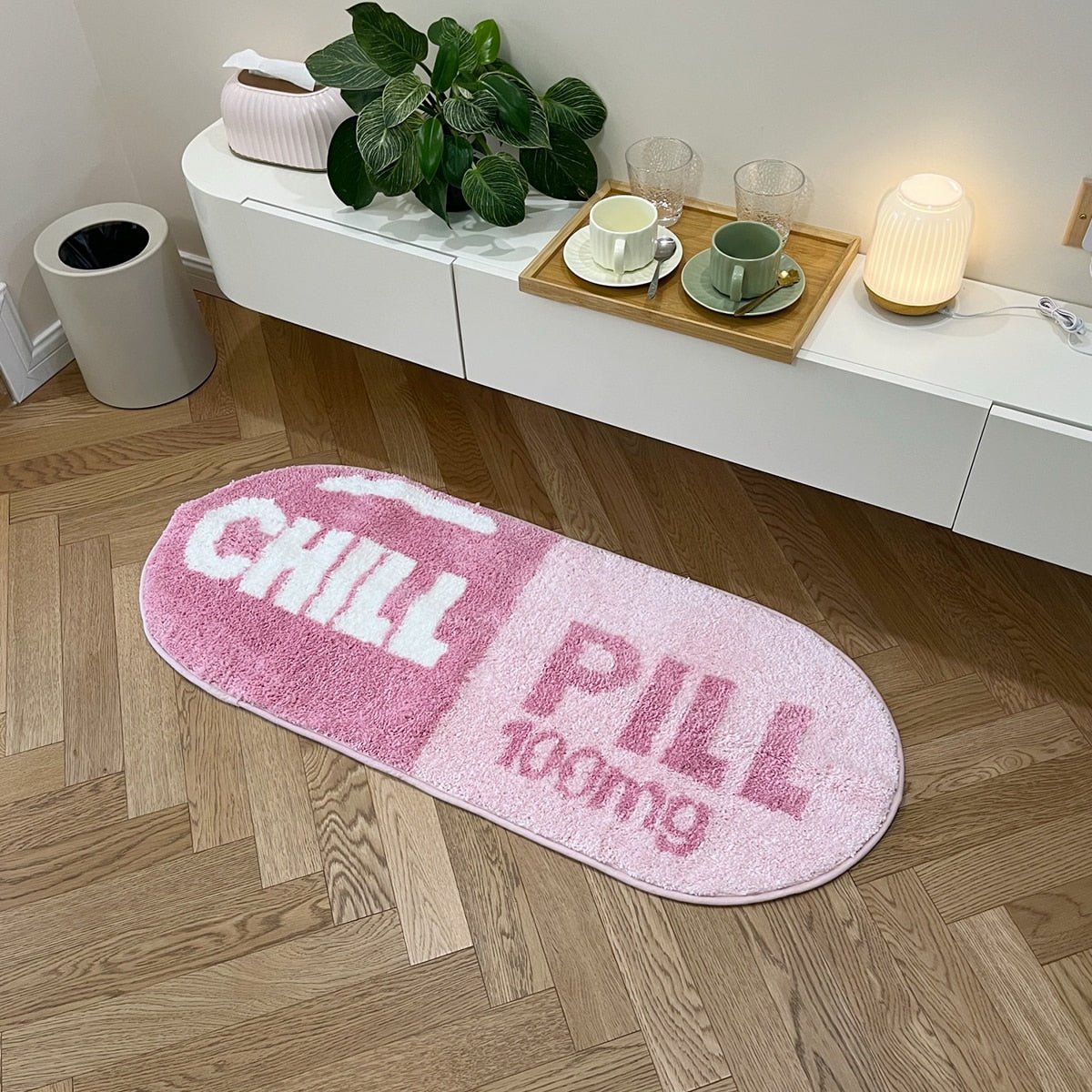 Chill Pill Oval Tufted Rug - The House Of BLOC