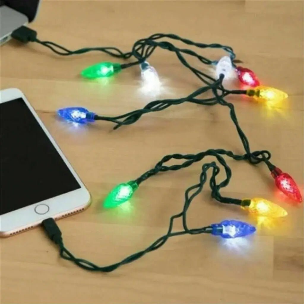 Christmas Light USB Cable Charger For Android + IPhone - The House Of BLOC