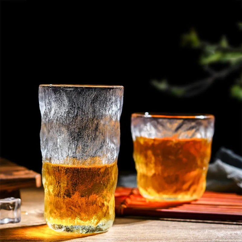 Classic Glacier Patterned Whisky Glass - The House Of BLOC