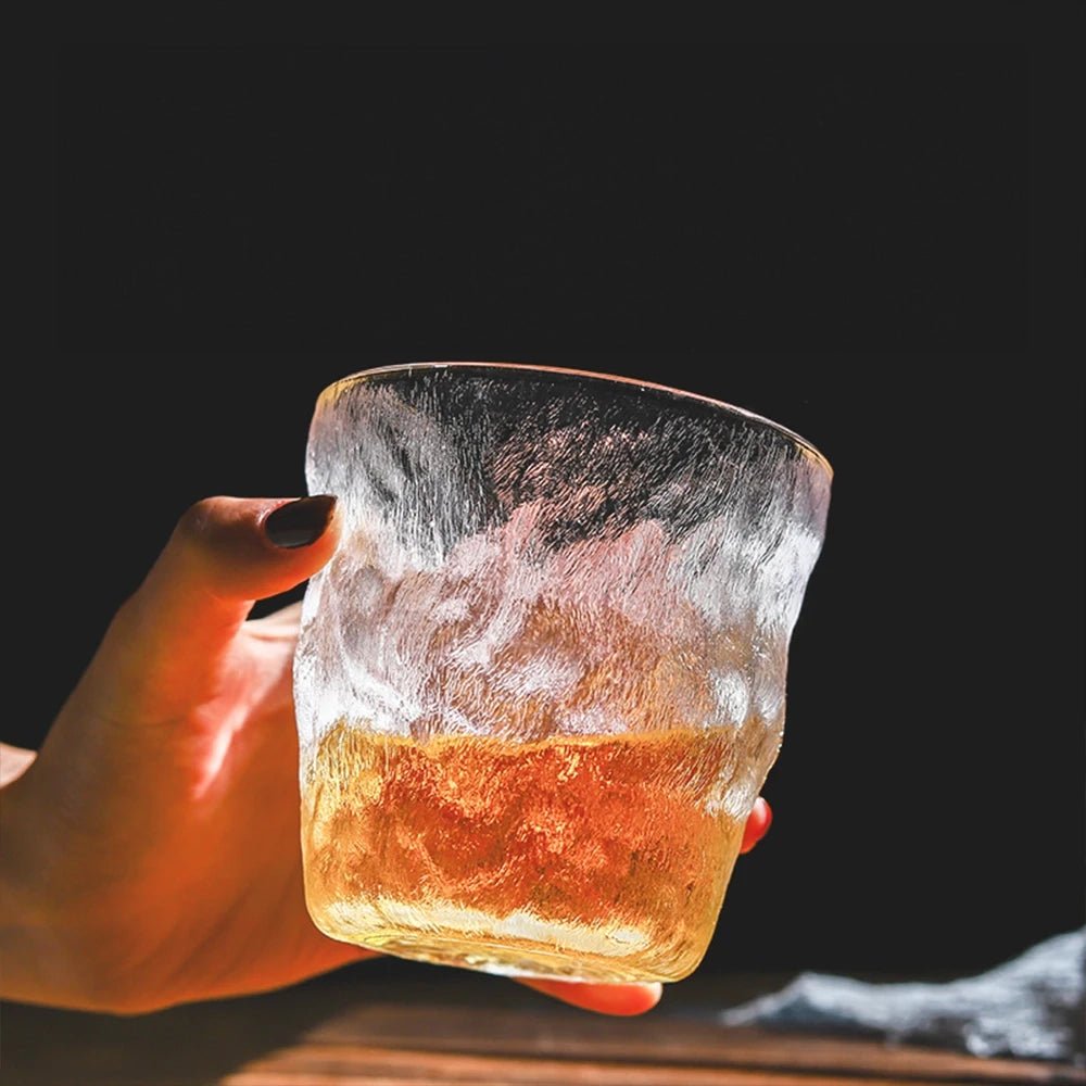 Classic Glacier Patterned Whisky Glass - The House Of BLOC