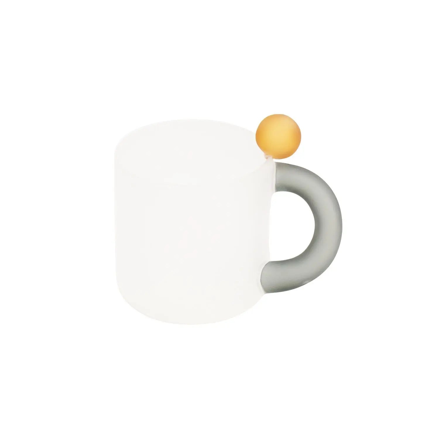 Coffee Mug With Contrasting Chunky Handle - The House Of BLOC