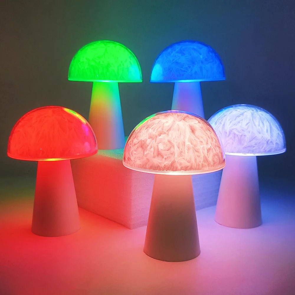 Colour Changing LED Mushroom Lamp - The House Of BLOC
