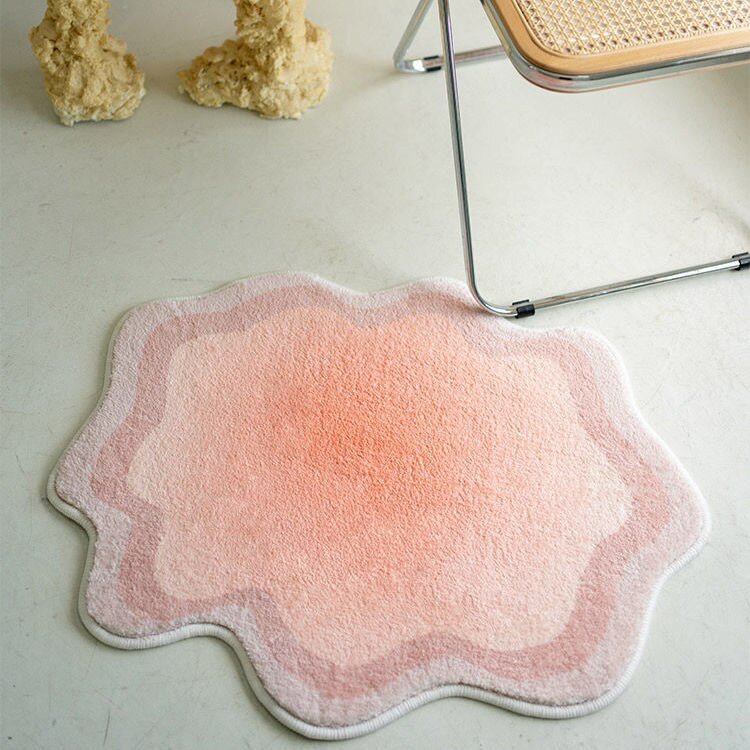 Colour Gradient Soft Fluffy Rug - The House Of BLOC