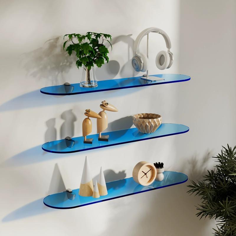 Coloured Acrylic Wall Mounted Storage Shelves - The House Of BLOC
