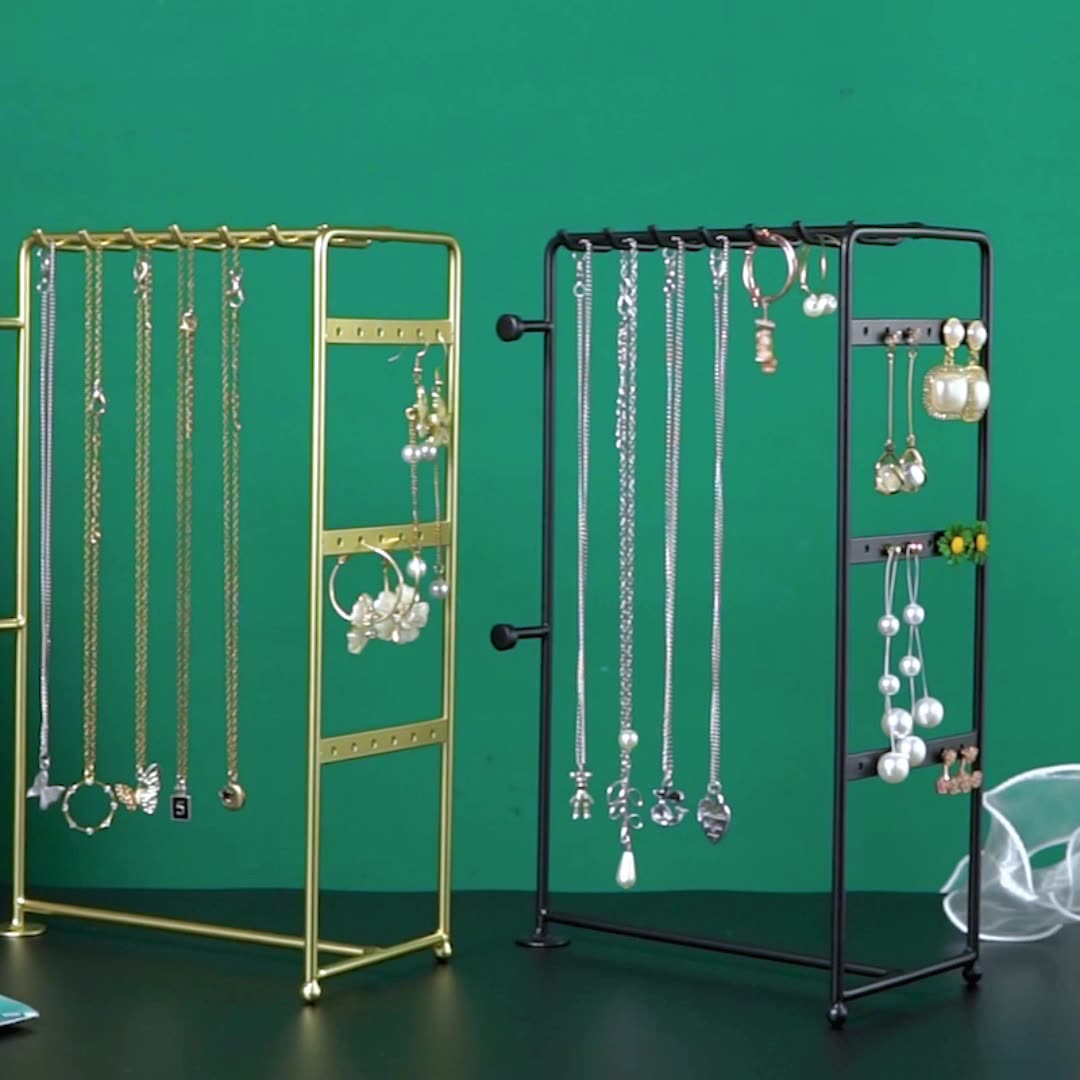 Coloured Hanging Jewellery Organiser Stand - The House Of BLOC