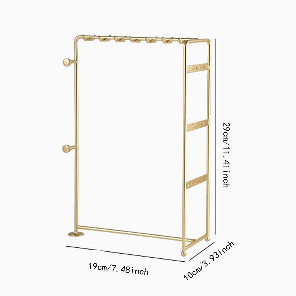 Coloured Hanging Jewellery Organiser Stand - The House Of BLOC