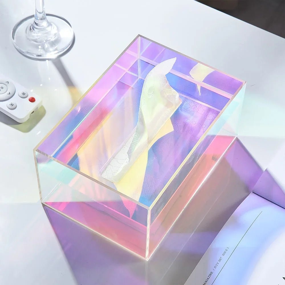 Colourful Acrylic Tissue Box Holder - The House Of BLOC