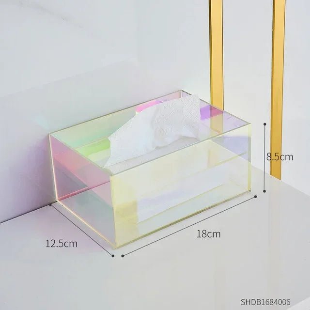 Colourful Acrylic Tissue Box Holder - The House Of BLOC