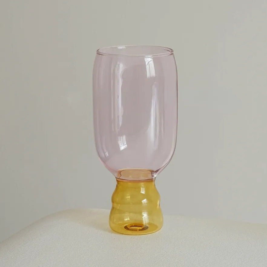 Colourful Handmade Champagne Glass - The House Of BLOC