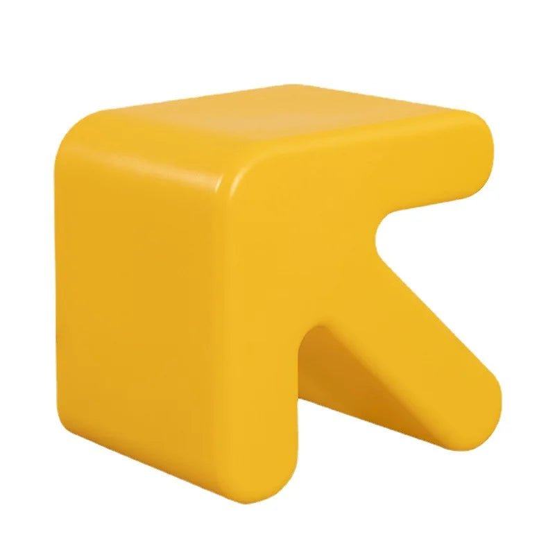 Colourful Thickened Plastic Arrow Shape Stool - The House Of BLOC