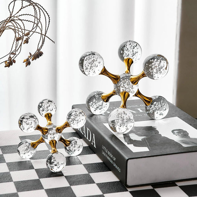 Creative Art Crystal Ball Table Decoration - The House Of BLOC