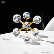 Creative Art Crystal Ball Table Decoration - The House Of BLOC
