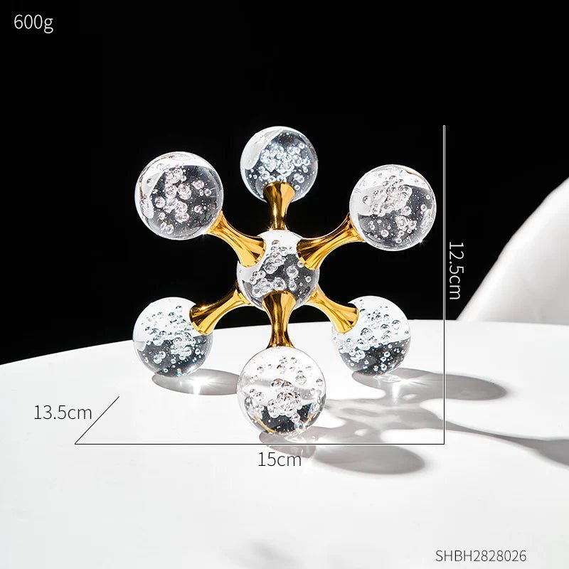 Creative Art Crystal Ball Table Decoration - The House Of BLOC