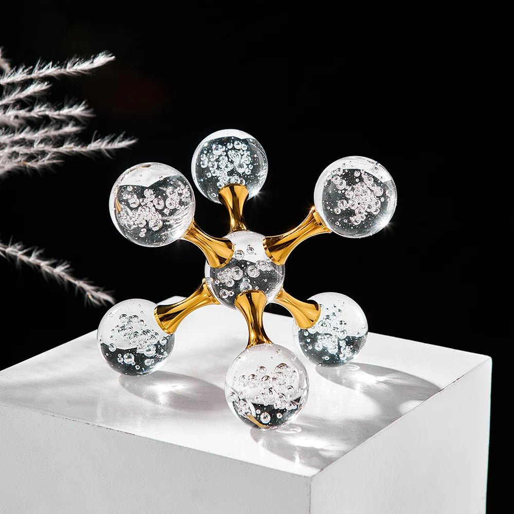 Creative Art Crystal Ball Table Decoration - The House Of BLOC