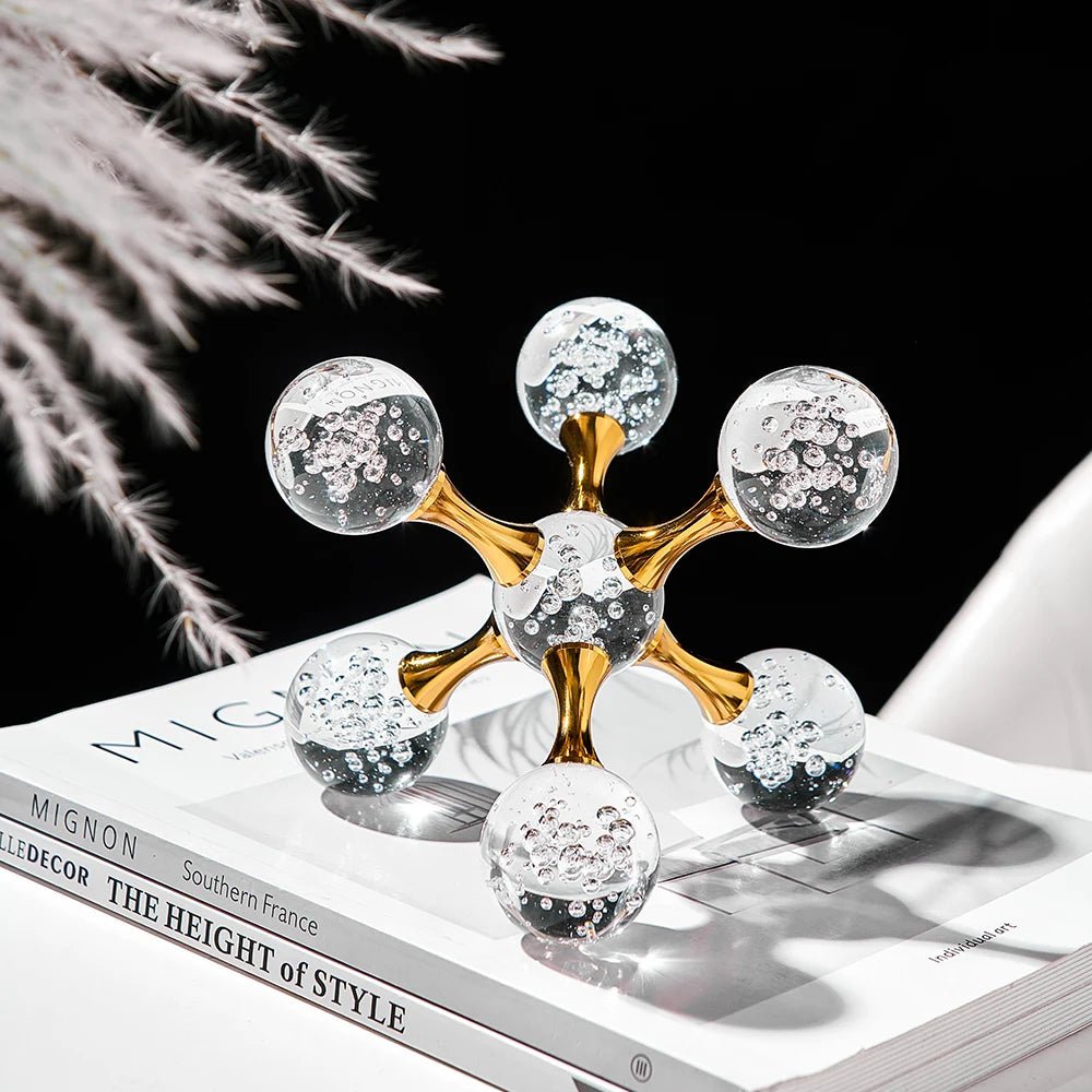 Creative Art Crystal Ball Table Decoration - The House Of BLOC