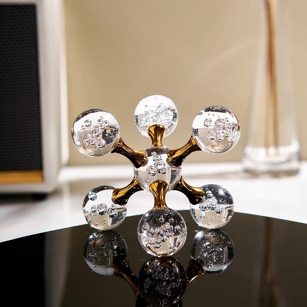 Creative Art Crystal Ball Table Decoration - The House Of BLOC