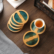Creative Bamboo Style Tea Coaster - The House Of BLOC