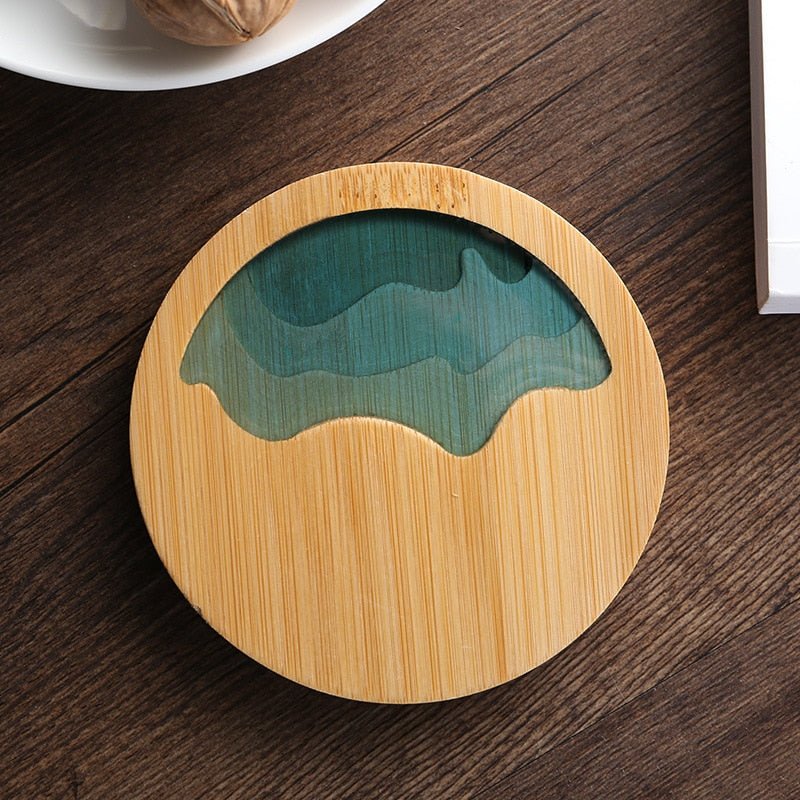 Creative Bamboo Style Tea Coaster - The House Of BLOC