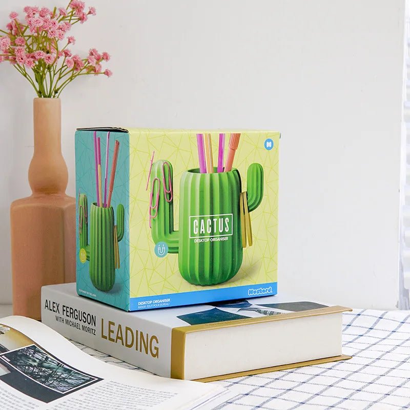 Creative Cactus Shape Desktop Organiser - The House Of BLOC