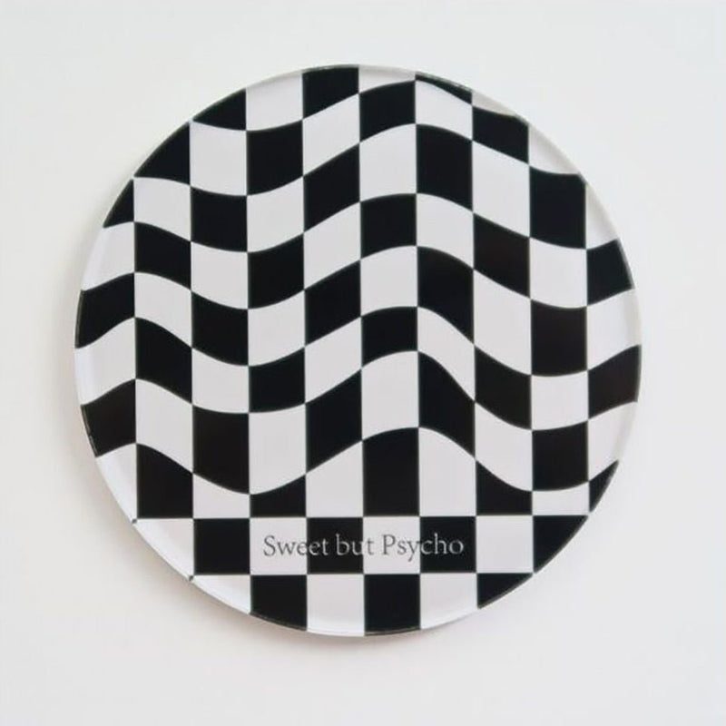 Creative Checkerboard Pattern Coaster - The House Of BLOC