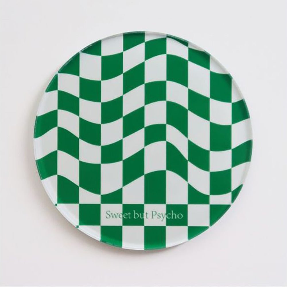 Creative Checkerboard Pattern Coaster - The House Of BLOC