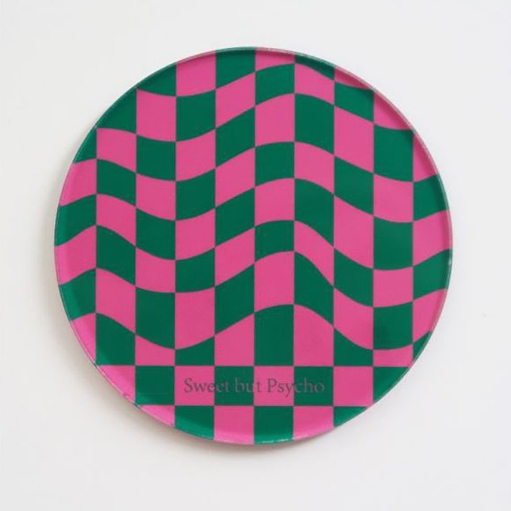 Creative Checkerboard Pattern Coaster - The House Of BLOC