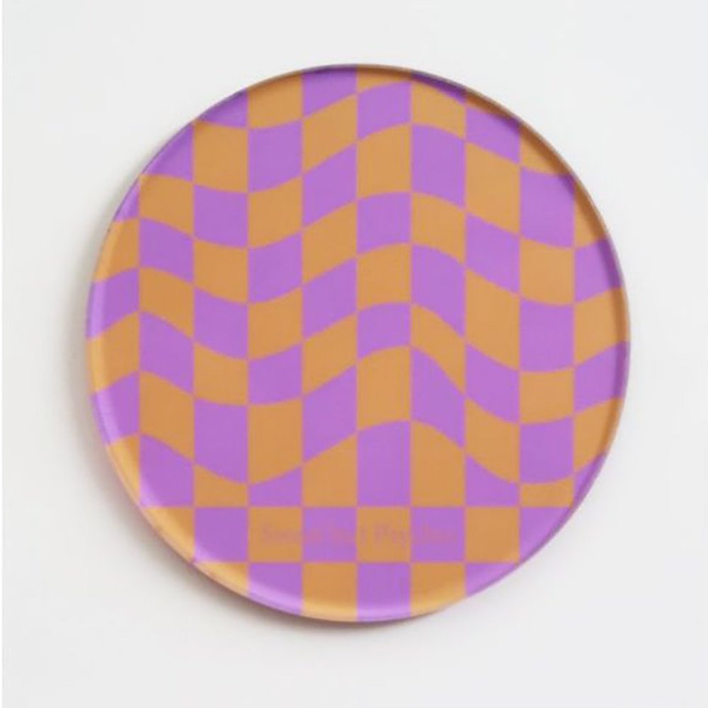 Creative Checkerboard Pattern Coaster - The House Of BLOC