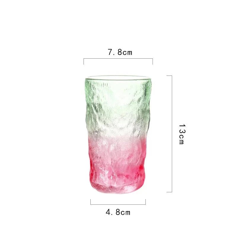 Creative Gradient Coloured Glacier Glass - The House Of BLOC