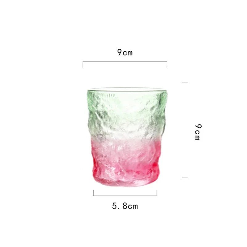 Creative Gradient Coloured Glacier Glass - The House Of BLOC