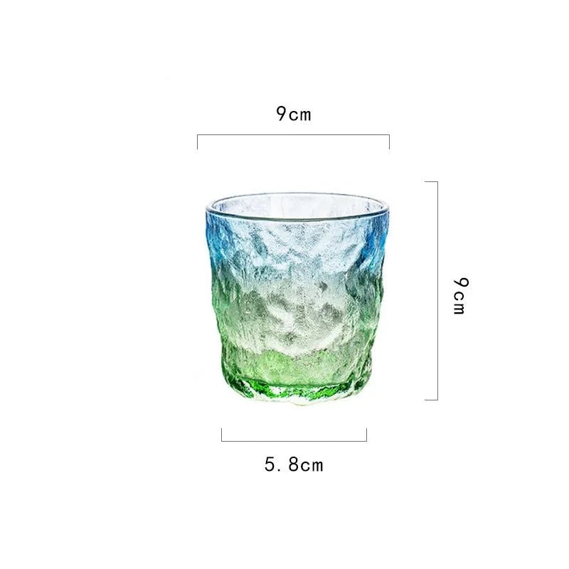 Creative Gradient Coloured Glacier Glass - The House Of BLOC