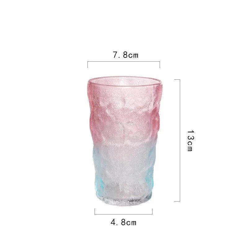 Creative Gradient Coloured Glacier Glass - The House Of BLOC