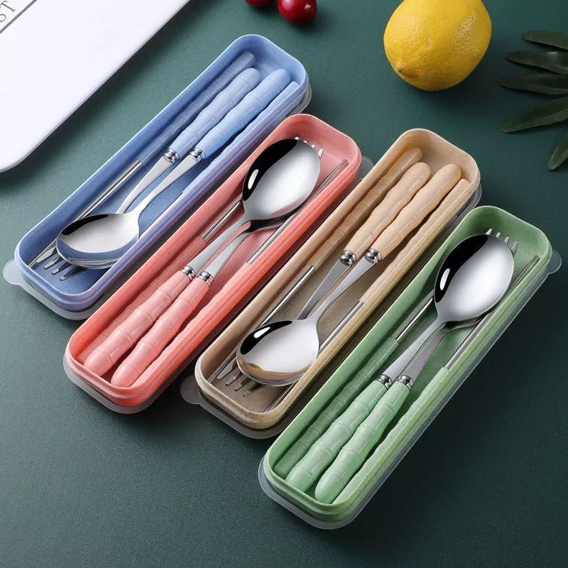 Cutlery Travel Set With Case - The House Of BLOC