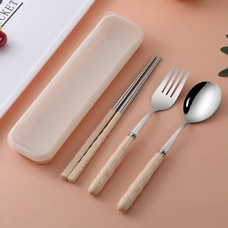 Cutlery Travel Set With Case - The House Of BLOC