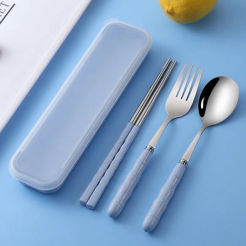 Cutlery Travel Set With Case - The House Of BLOC