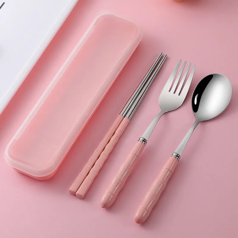 Cutlery Travel Set With Case - The House Of BLOC