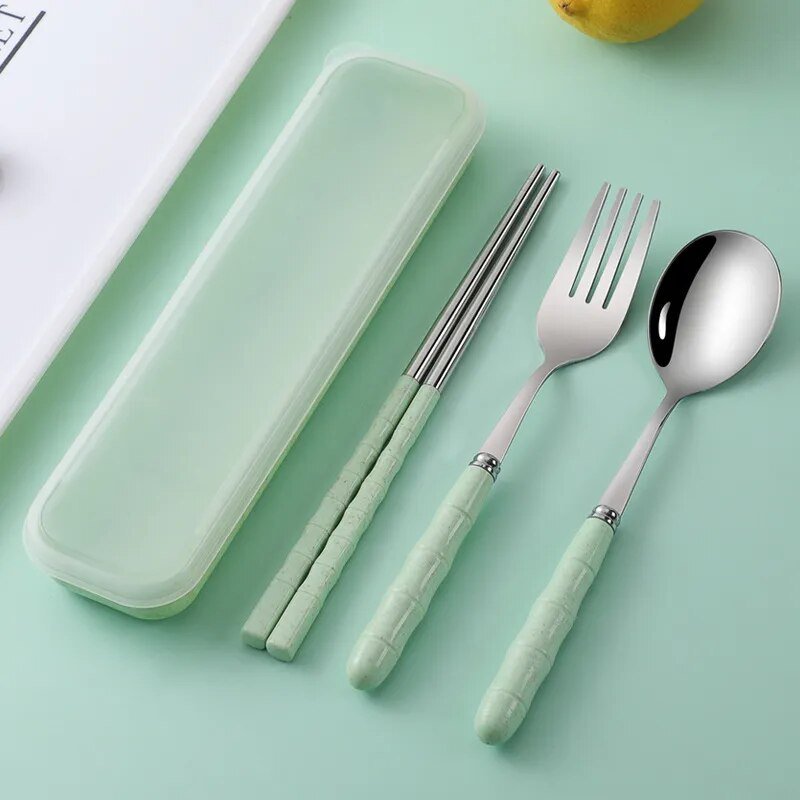 Cutlery Travel Set With Case - The House Of BLOC