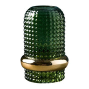Dark Green Hydroponic Glass Vase - The House Of BLOC