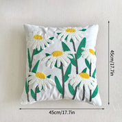 Decorative Embroidered Floral Cushion Cover - The House Of BLOC