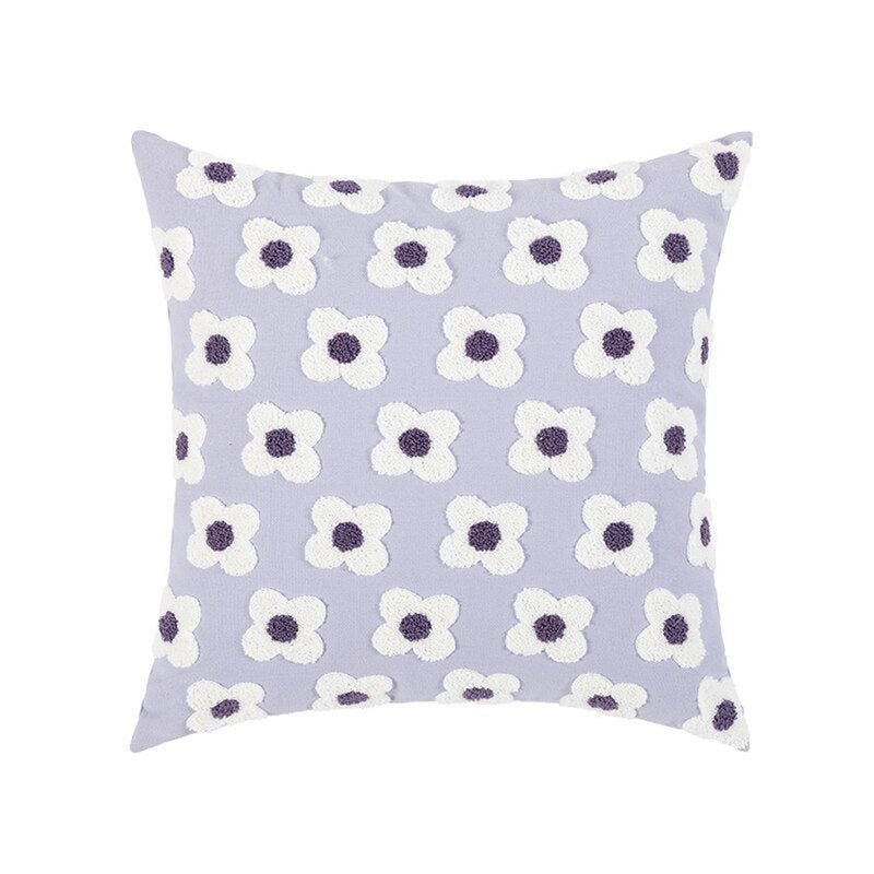 Decorative Embroidered Floral Cushion Cover - The House Of BLOC
