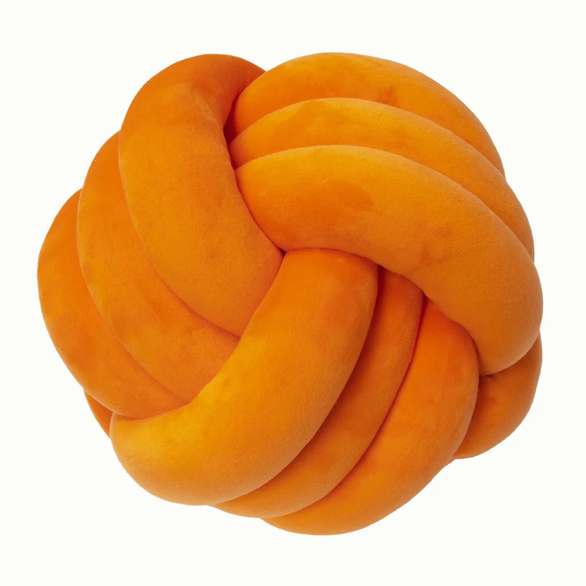 Decorative Knotted Suede Effect Ball Soft Cushion - The House Of BLOC