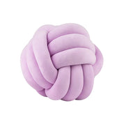 Decorative Knotted Suede Effect Ball Soft Cushion - The House Of BLOC