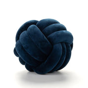 Decorative Knotted Suede Effect Ball Soft Cushion - The House Of BLOC