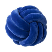 Decorative Knotted Suede Effect Ball Soft Cushion - The House Of BLOC