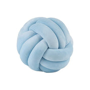 Decorative Knotted Suede Effect Ball Soft Cushion - The House Of BLOC