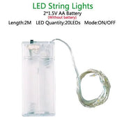Decorative Outdoor LED Fairy Light Garland - The House Of BLOC